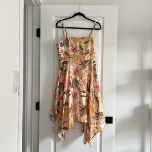 Joie tropical floral cocktail dress